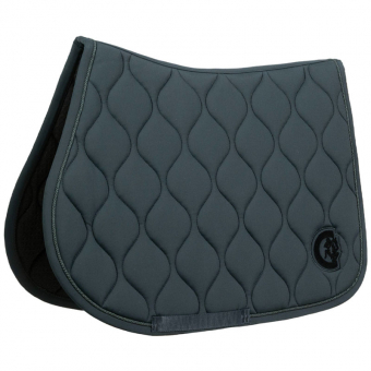 Saddle Pad Wave 3D Logo Green