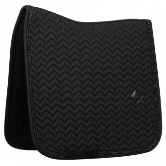 Dressage Saddle Pad Metal Chain Black