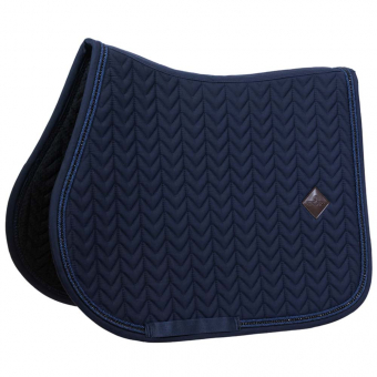 Saddle Pad Metal Chain Navy Blue