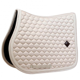 Saddle Pad Plaited Cord Beige