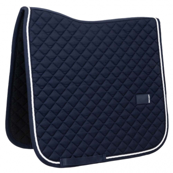 Dressage Saddle Pad Diamond Rope Navy Blue