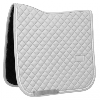 Dressage Saddle Pad Diamond Rope Grey