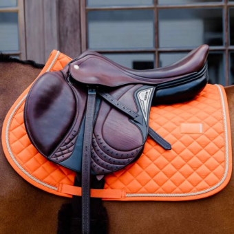 Saddle Pad Diamond Rope Orange