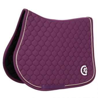 Saddle Pad Onion Quilt 3D Logo Purple