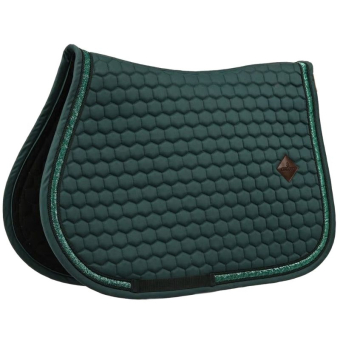 Saddle Pad Glitter Band Emerald Green