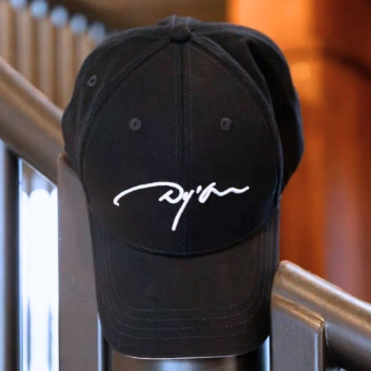 Cap White Logo Navy