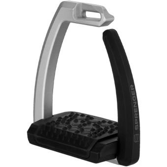 Stirrups Aero Black/Silver 
