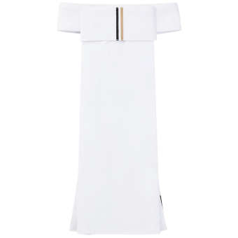 Stock Tie Signature White