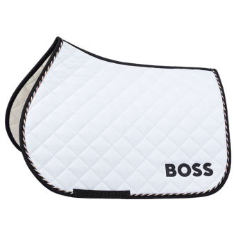 Saddle Pad Signature White