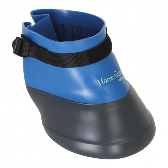 Rubber Overreach Bell Boots HG Black/Blue