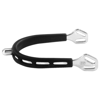 Spurs Ultra Fit Extra Grip 15mm Rounded Black/Silver 