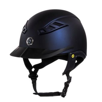 EQ3 Lynx Smooth Top Riding Helmet Navy