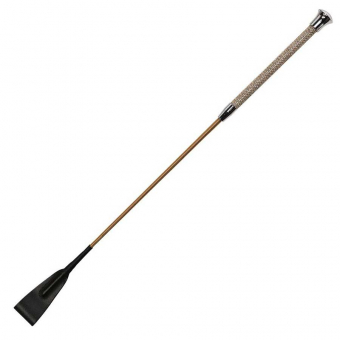 Riding Whip with Stones 65cm Gold