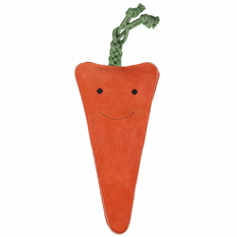 Horse Toy Carrot XL in Suede ECO Orange