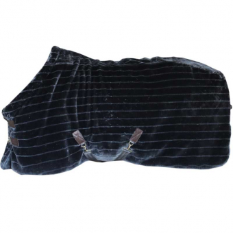 Stable Rug Faux Fur Dark Grey