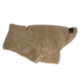 Dog Sweater Teddy Fleece Beige