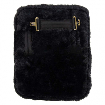 Chest Expander Vegan Sheepskin 1 Buckle Black