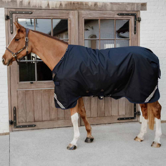 Turnout Rug All Weather Waterproof Comfort 100g Navy Blue