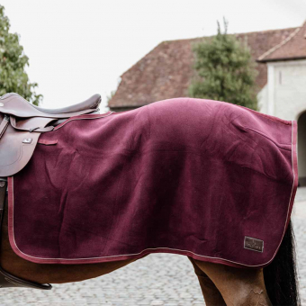 Quarter Rug Heavy Fleece Bordeaux