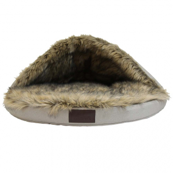 Dog Bed Igloo Beige