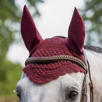 Ear Bonnet Florence Burgundy