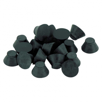 Stud Plugs 20-pack HG Black
