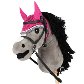 Ear Bonnet for Hobby Horse Pink