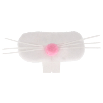 Accessory Noseband Easter Bunny White