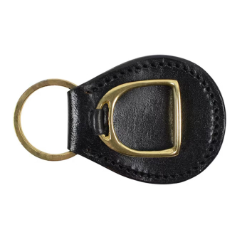 Keychain HS Stirrup Plate Black/Gold