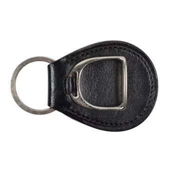 Keychain HS Stirrup Plate Black/Silver 