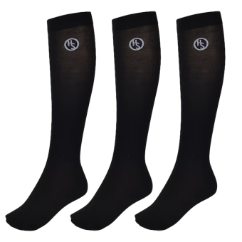 Riding Socks HS Nailon 3-pack Black