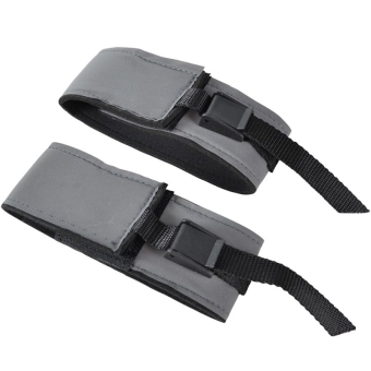 Leg Reflector HS Fixlock 2-pack Black/Silver