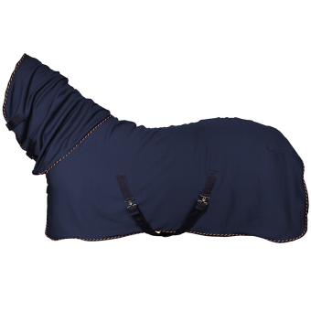 Fleece Rug with Neck HS Hug Navy Blue