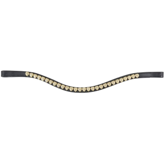 Browband HS Hearts Black