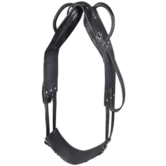 Vaulting girth Leather Black