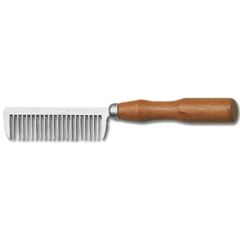 Mane Comb Wooden Handle