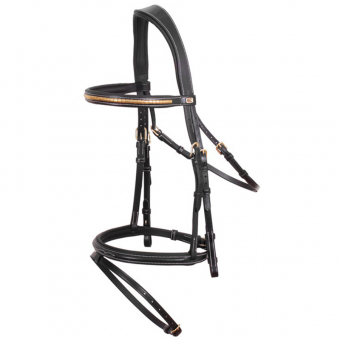 Bridle Thamar E-logo Clincher Black/Brass