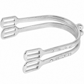 Spurs with Straps Crystal White/Silver