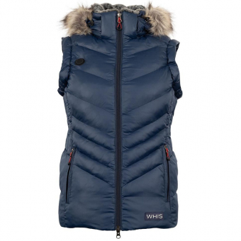 Heated Riding Vest Coach Navy Blue