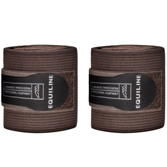 Work Bandage Elastic/Fleece 2-pack Brown