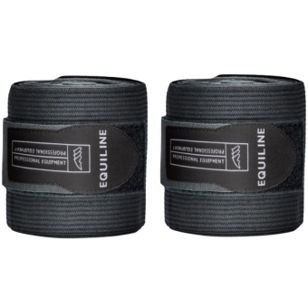 Work Bandage Elastic/Fleece 2-pack Black