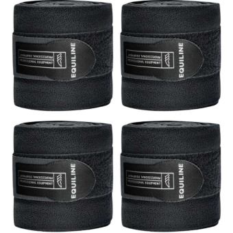 Fleece Bandages Polo Black