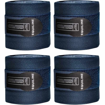 Fleece Bandages Polo Navy