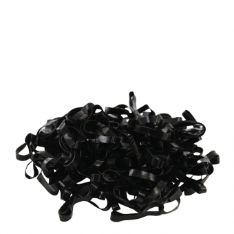 Silicone Bands 500pcs HG Black