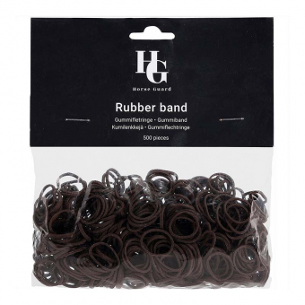 Rubber Bands 500pcs HG Brown