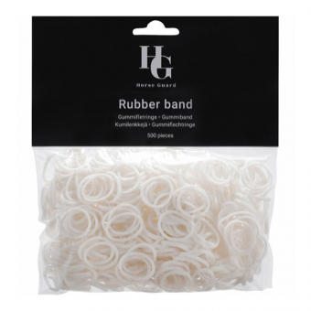 White Rubber Plaiting Bands – Glas Equine