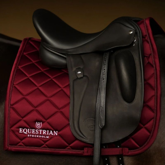 Dressage Saddle Pad ES Line Bordeaux