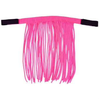 Fly Fringe Veil Polyester Pink
