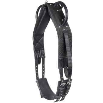 Vaulting girth Synthetic Black