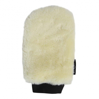 Grooming Glove Sheepskin White